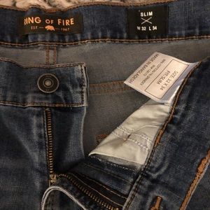 Ring of Fire Men’s Slim Fit Jeans